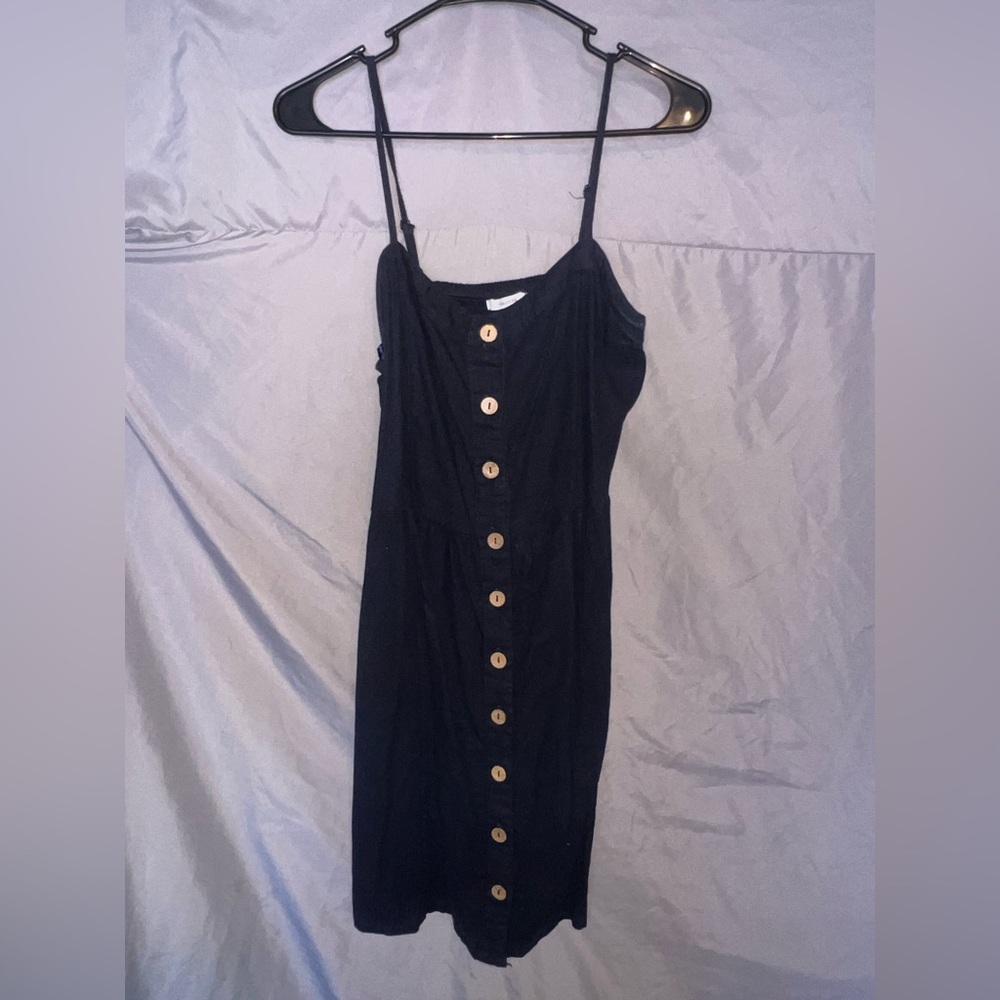Maurices Navy Button-Front Mini Dress